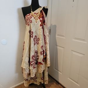 Beautiful Boho Gypsy Wrap Skirt Dress